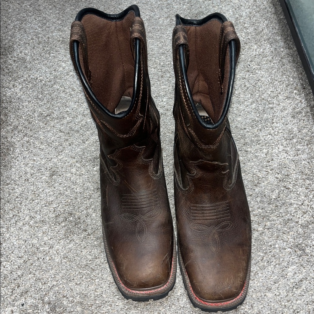 Olivers Dark Brown Leather Boots